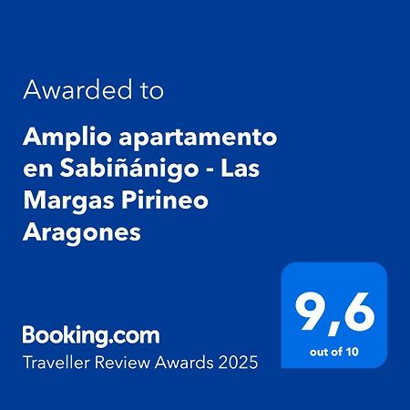 Amplio Apartamento En Sabinanigo - Las Margas Pirineo Aragones Экстерьер фото